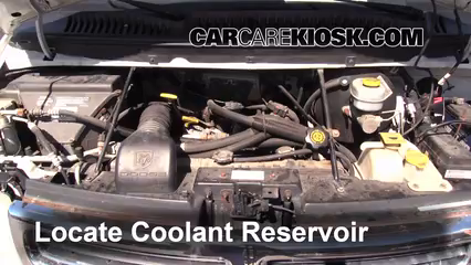 2002 Dodge Ram 1500 Van 5.2L V8 Standard Passenger Van Coolant (Antifreeze) Add Coolant